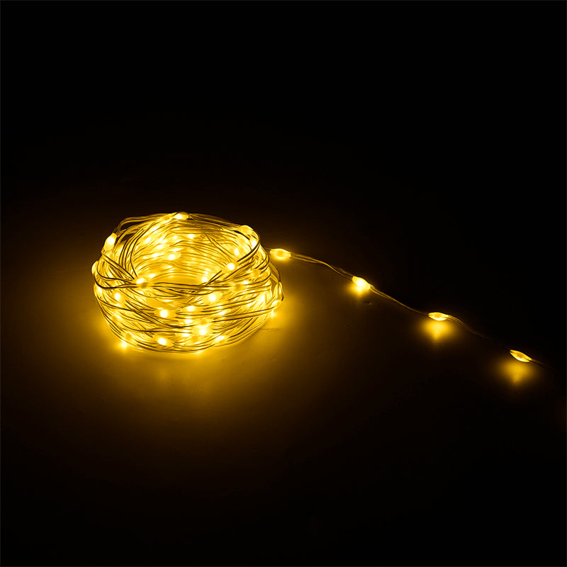 Rebel DECORATIUNE LED ALB CALD 10M REBEL