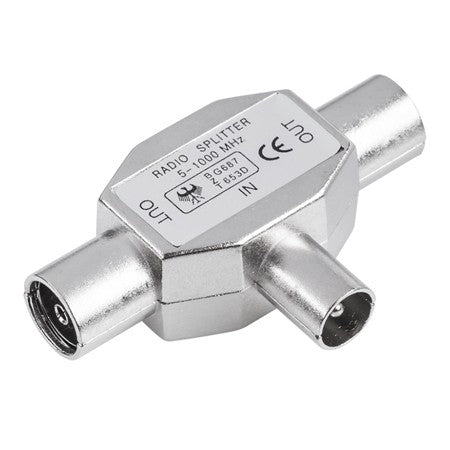 Lechpol Accesorii metalice Splitter TV Lechpol ZLA0362 | Metalic, 1 Tata - 2 Mama