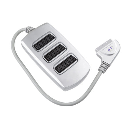 Lechpol Accesorii TV Switch Scart Lechpol ZLA0423 | 3 Cai, Comutare Manuala