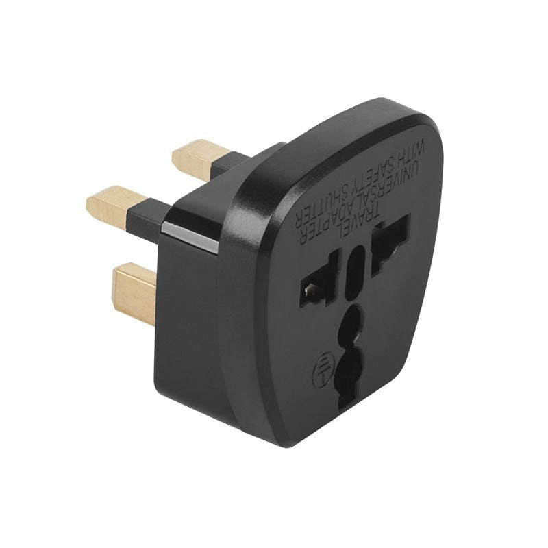 Lechpol Adaptor priza Adaptor Priza Lechpol ZLA0565A | UK - Universal, Negru
