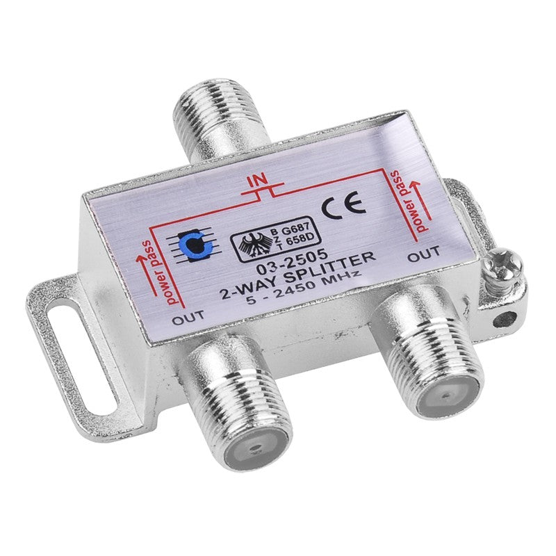 Lechpol Splitter TV Splitter TV Lechpol ZLA0635 | 2 Cai, Power Pass, 5-2450 MHz