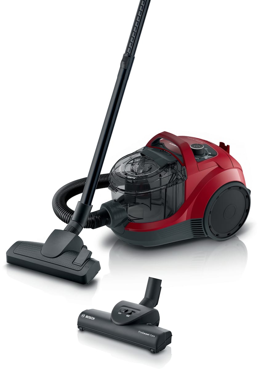 Bosch Aspirator Aspirator fara sac Bosch BGC41Q69 | 600W, 2.4L, EasyClean, Rosu