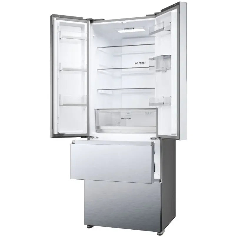 Haier Combina frigorifica Combina frigorifica Haier HFR5719EWMG | 444L, No Frost, Dozator apa, Clasa E, 190cm, 70x67.5x190cm
