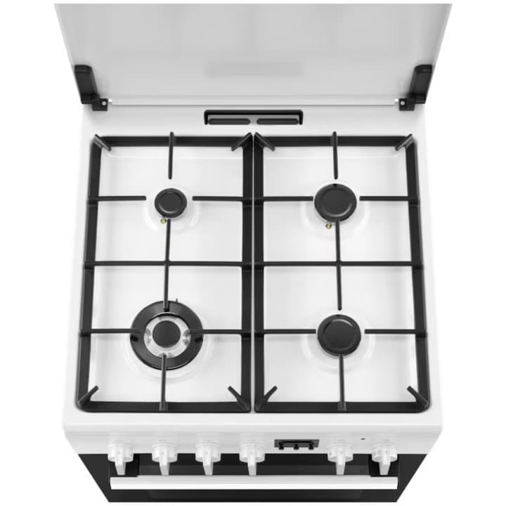 Electrolux Aragaz Aragaz Electrolux LKK664222W | mixt, SteamBake, 4 arzatoare, Gaz + Electric