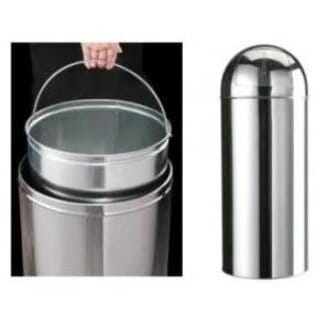 Limpio Cos gunoi Cos Gunoi Limpio CX-50LP | Push Bin, Inox Lucios, 50L