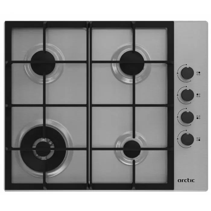 ARCTIC Plita incorporabila Plita Incorporabila Arctic ARGW64125SX | 61cm, 4 Arzatoare, Wok, Inox, 61x51x4.4cm