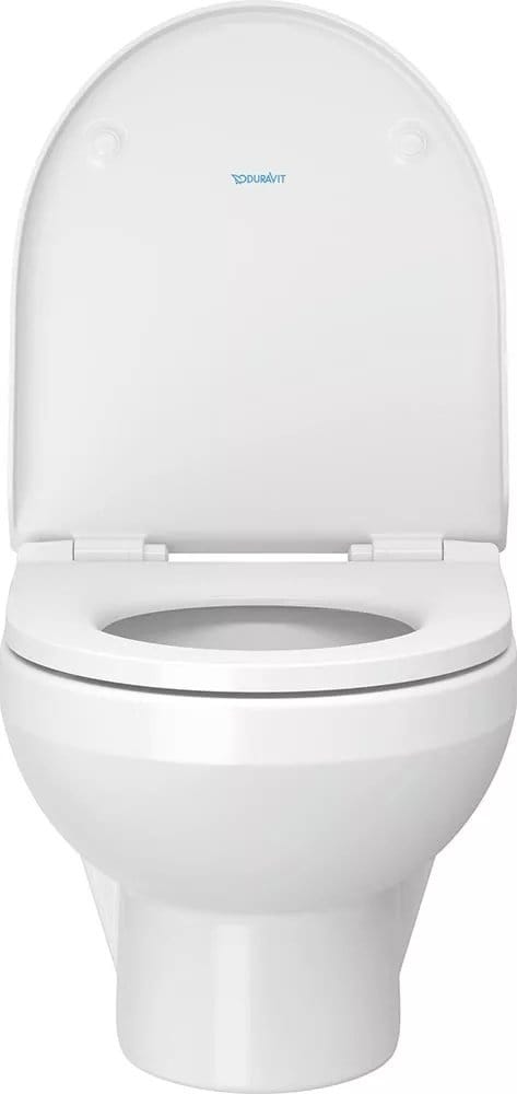 Duravit Vas wc + capac Duravit, Toilet-set WM 480mm Duravit No.1 comp.,wd,riml.,s&c w.soft closure, suspendat, evacuare orizontala, cu capac (0026190000), soft close, alb