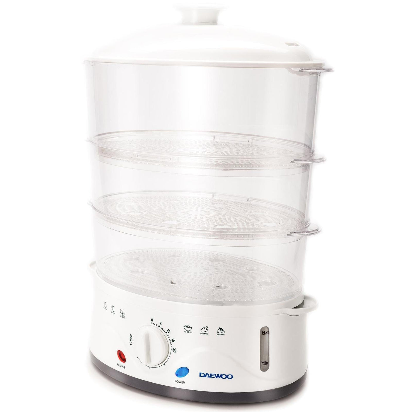 Daewoo SDA Aparat de gatit Aparat de gatit cu abur Daewoo SDA DFS900W | 900W, 8.5L, 3 cosuri, timer 60min