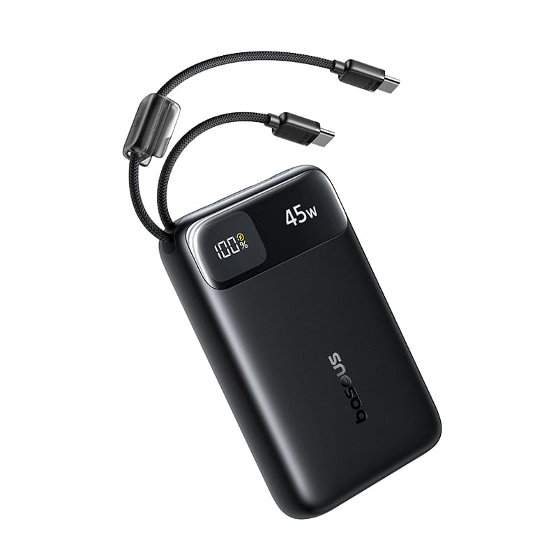 Baseus Acumulator Acumulator Extern Baseus EnerFill FC11 E0031100 | 20000mAh, 45W, USB-C integrat, Negru