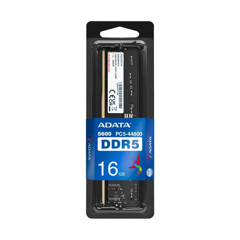 Adata Memorie RAM Memorie RAM Adata AD5U560016G-S | DDR5, 16GB, 5600MHz, UDIMM