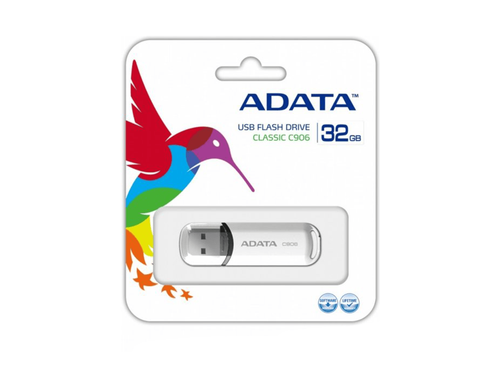 Adata Memorie USB Memorie USB Adata AC906-32G-RWH | 32GB, Alb, 4G