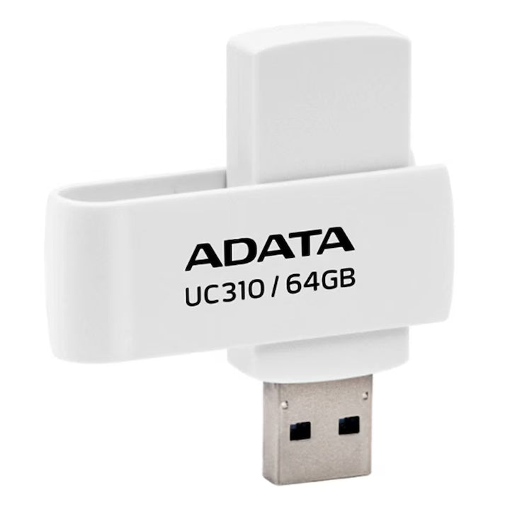 Adata Memorie USB Memorie USB Adata UC310-64G-RWH | 64GB, Full HD, Alb, Portabil, 4G