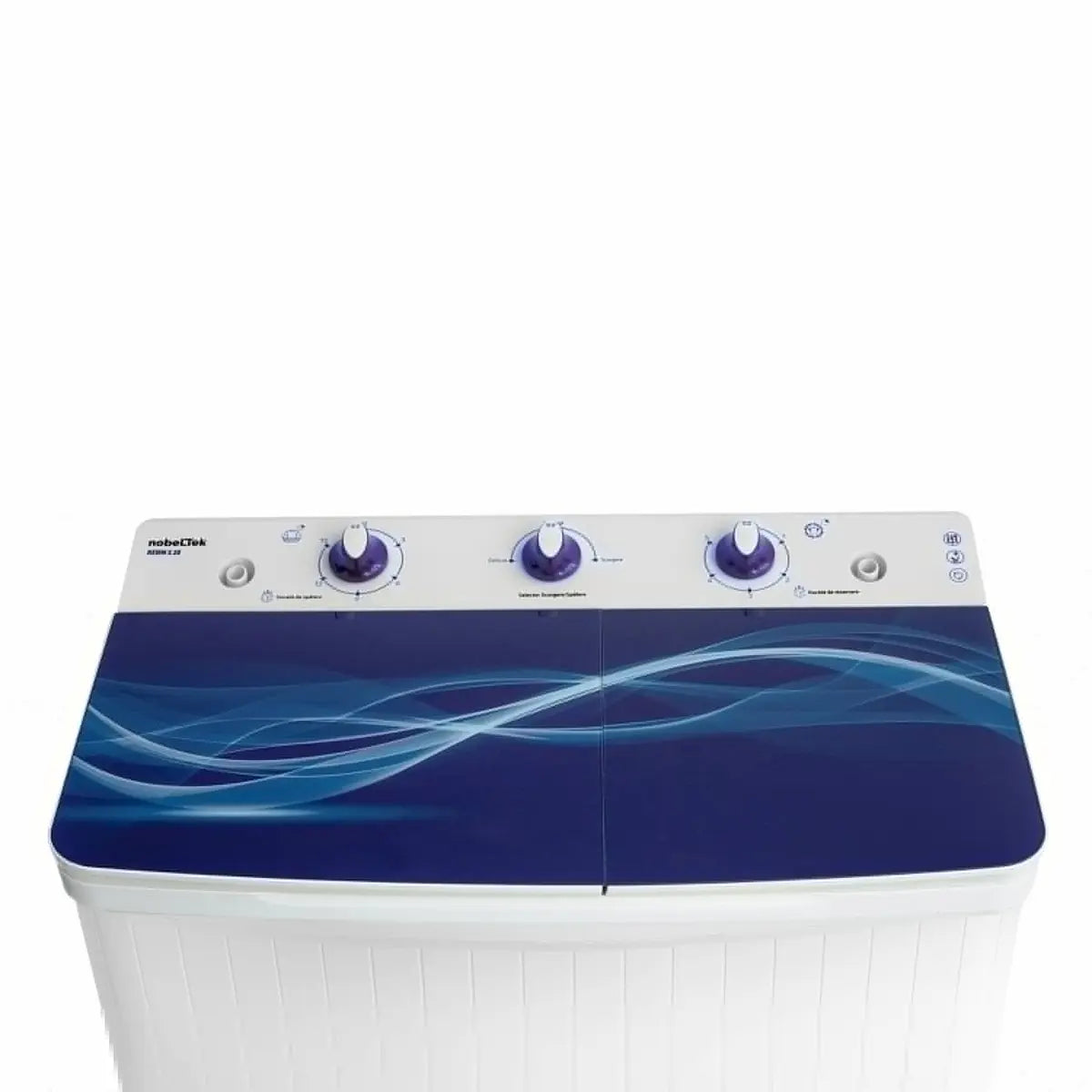 Nobeltek Masina de spalat rufe Masina de spalat rufe semi-automata NobeLTek NSWM 5.3B | 5kg, 350W, Timer 15min, Alb