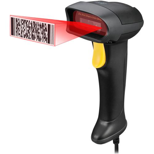 Scanner Coduri de Bare Adesso NuScan 2500TU | 2D, Wireless, Antimicrobian, Negru
