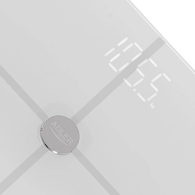 Adler Cantar corporal Cântar Corporal Adler AD8187W | Gri, LED