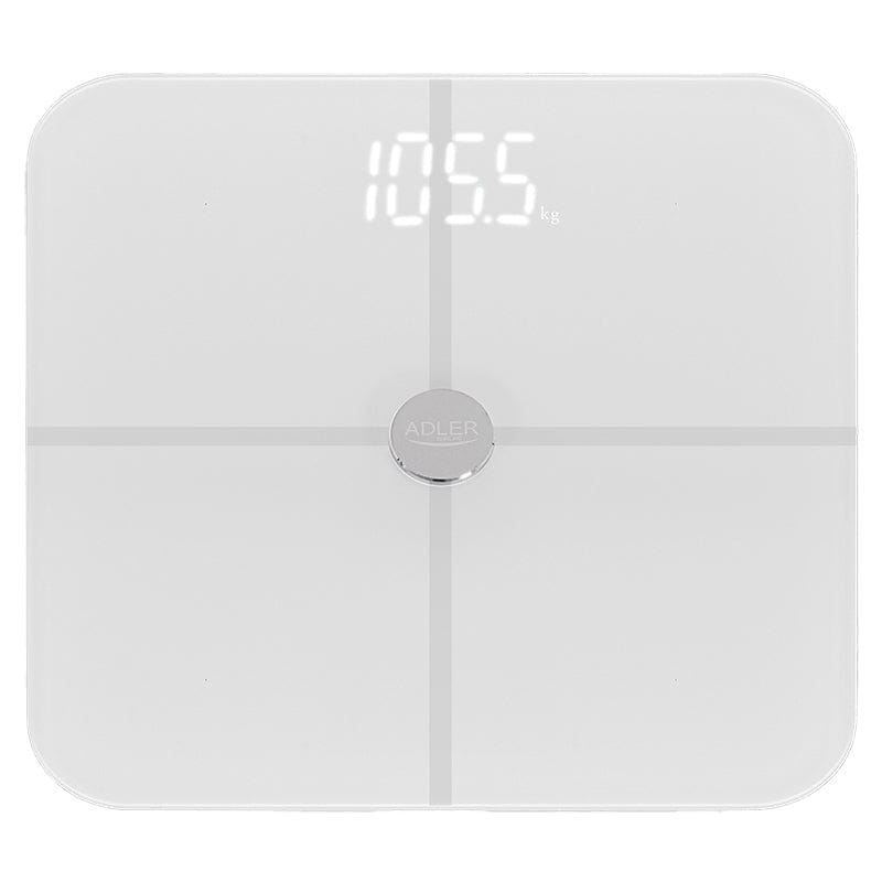 Adler Cantar corporal Cântar Corporal Adler AD8187W | Gri, LED