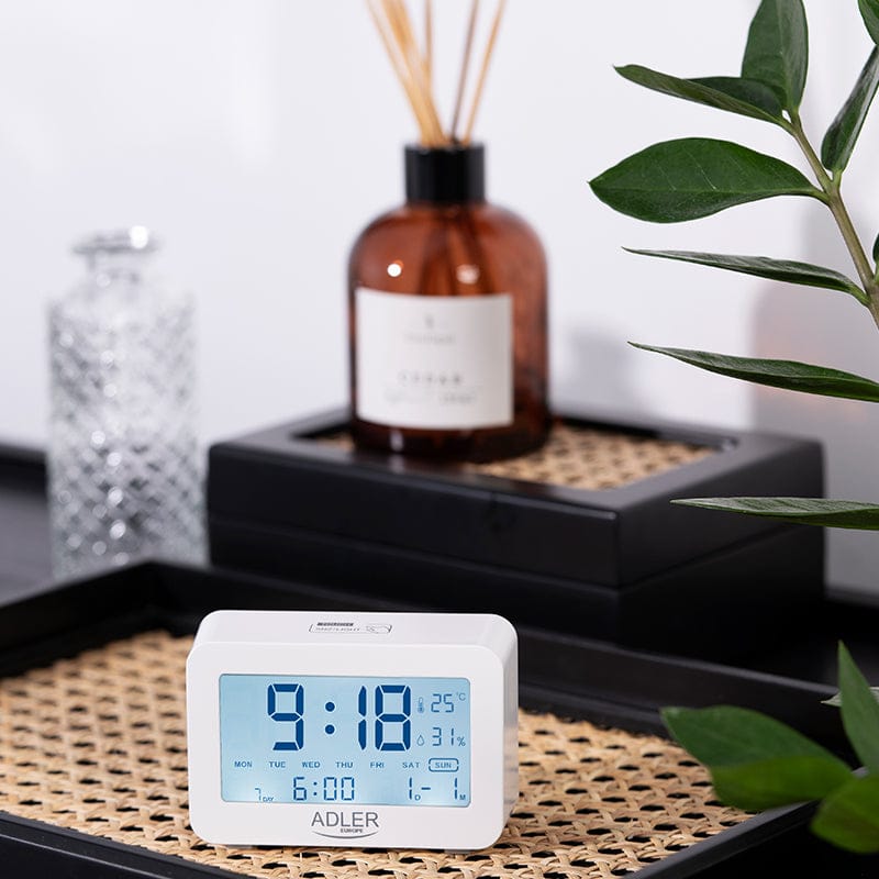 Adler Ceas Ceas Adler AD1196W | 1196W, 0.4kg, AA, Alb