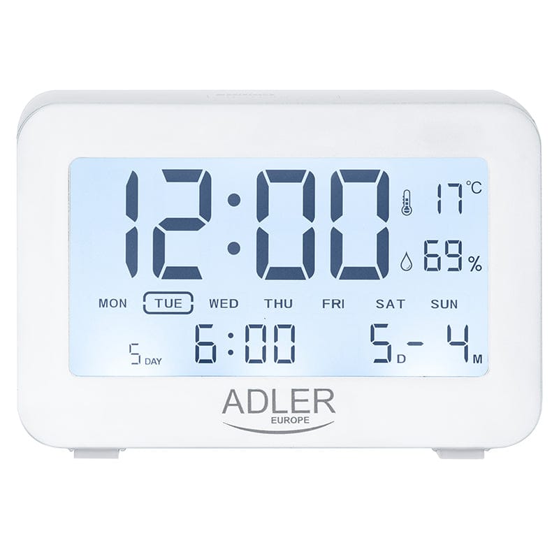 Adler Ceas Ceas Adler AD1196W | 1196W, 0.4kg, AA, Alb
