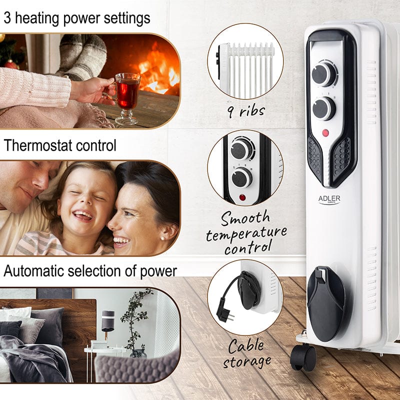 Adler Radiator Radiator Adler AD7816 | 2000W, Alb