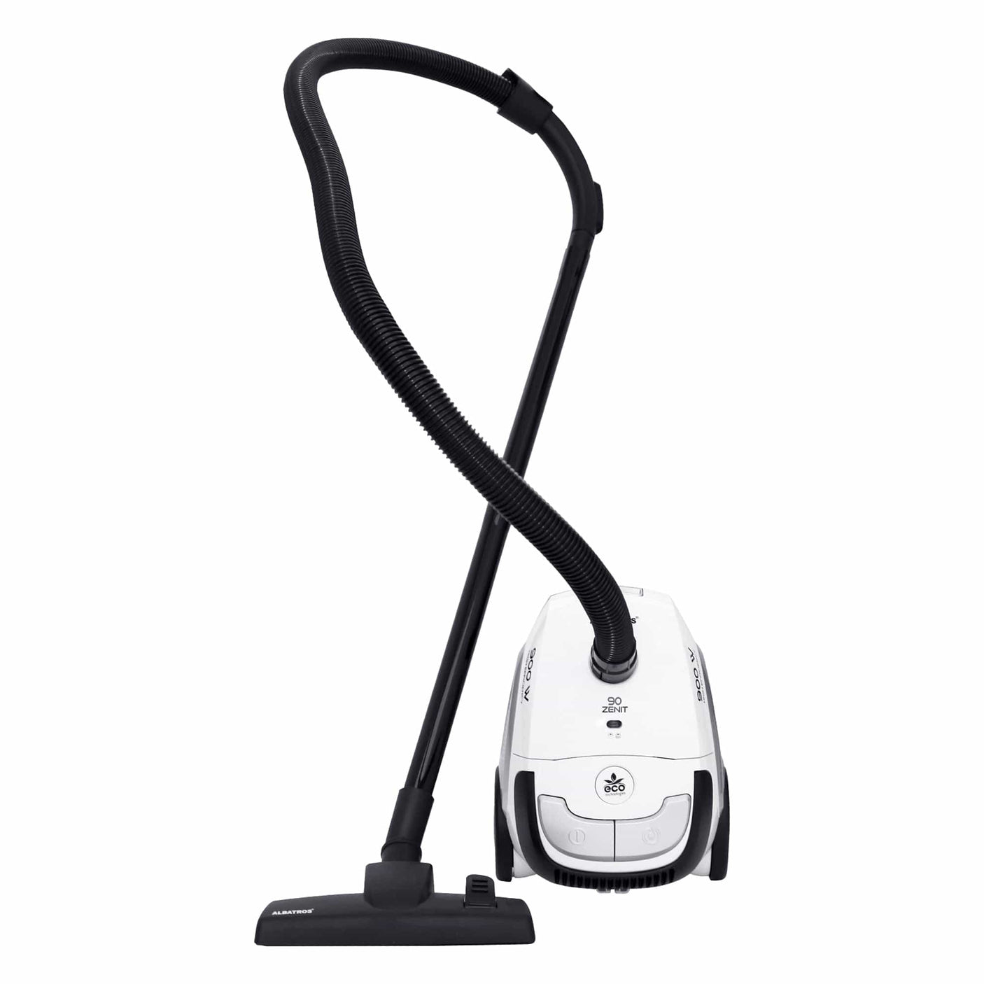 Albatros Aspirator Eco Albatros ZENIT 90, Putere 900W, Clasa Energetică B, Sac 2L, Alb