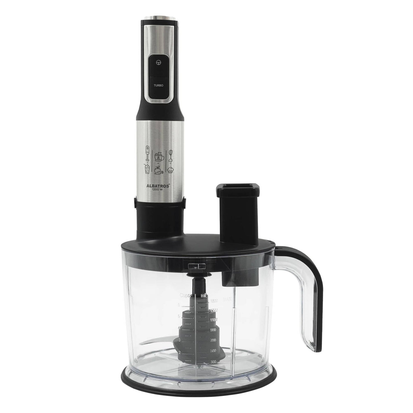 Albatros Blender Robot de Bucătărie Albatros MR1200 | 1200W, Inox