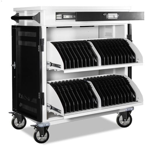 Power Technologies Accesorii IT Cart Incarcare Power Technologies PRO-S40L-E | 40 Bay-uri, Profesional