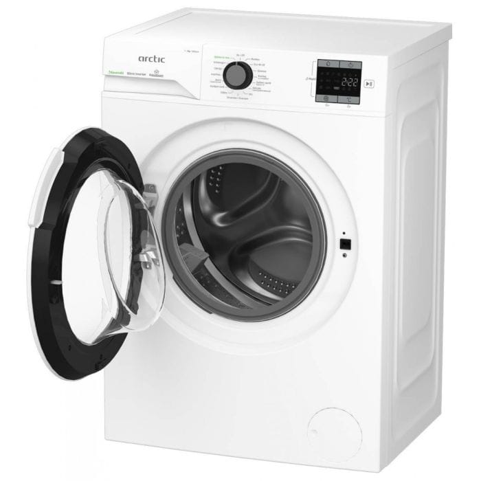 Arctic Masina de spalat rufe Masina de spalat rufe Arctic APLM1WFSU17410W , 7kg, 1400rpm, Clasa A, Motor Silent Inverter, SaveInAll, Display, ExtraSteam, RecycledTub, Alb