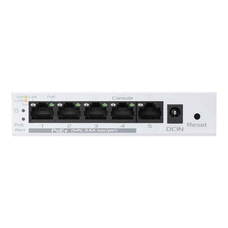 Asus Switch Switch ASUS ExpertWiFi EBP15 90IG08D0-MO3B00 | 5 Porturi Gigabit, PoE+, Management Avansat