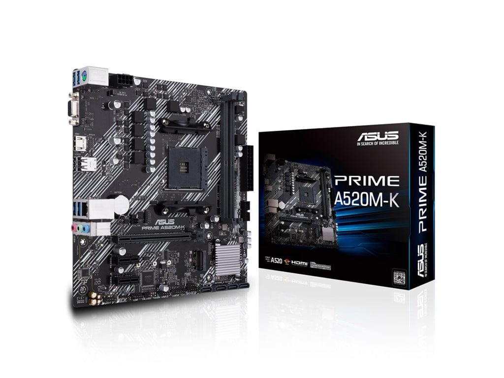 Asus Placa de baza Placa de baza Asus PRIME A520M-K | 64GB
