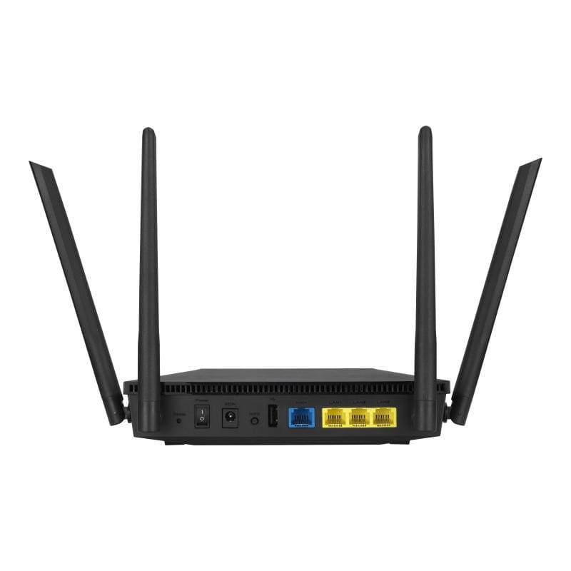 Asus Router Router Wireless ASUS RT-AX53U | Wi-Fi 6 AX1800, Dual Band, 4 porturi LAN, WPA3