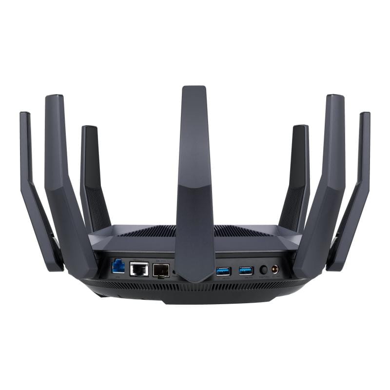 Asus Router Router Asus RT-AX89X | Wi-Fi 6, Dual-Band, 10GbE RJ45, 10G SFP+, AiMesh