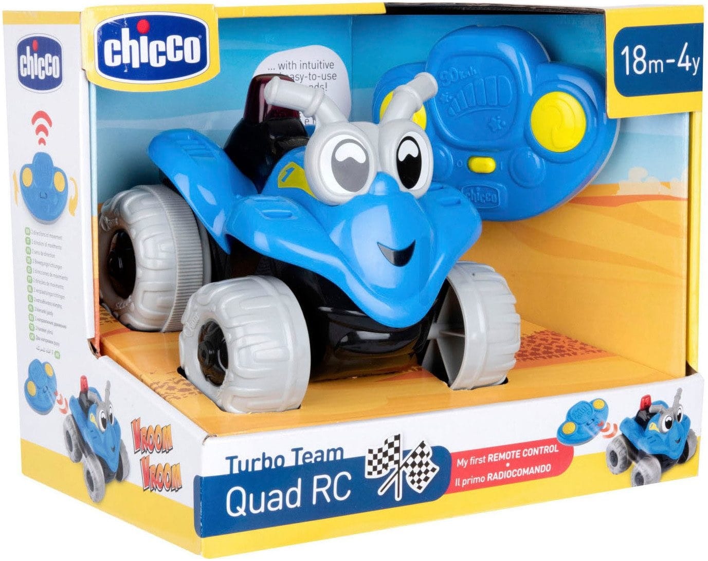Chicco Jucării Jucarie Chicco ATV Quad RC 11851-1 | Telecomanda, 18 luni+, Interactiv