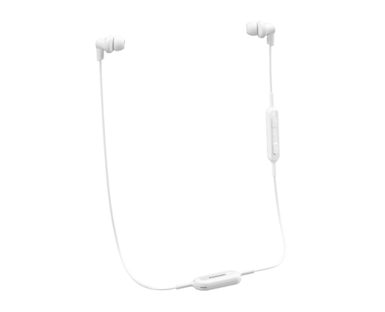 PC-Doc.ro Casti bluetooth Casti In-Ear Panasonic RP-NJ300BE-W | Bluetooth, Banda de gat, XBS Bass, Alb