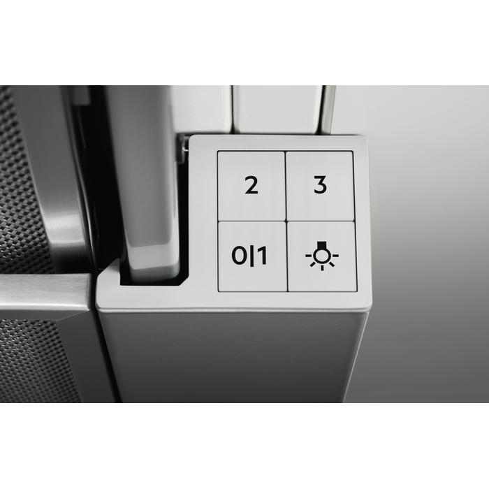 Hota telescopica incorporabila Electrolux, Putere de absorbtie 410 mc/h, 1 motor, 60 cm, Inox