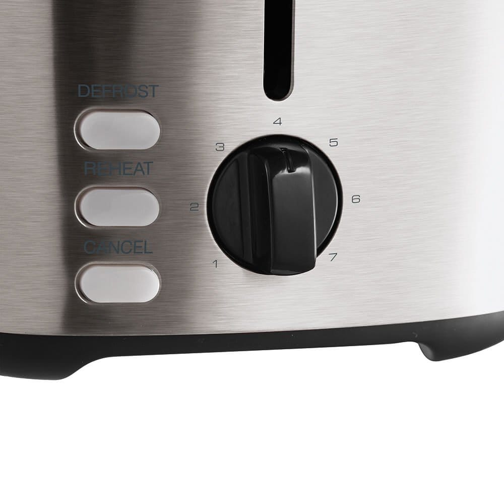 Morphy Richards Prajitor de paine, Morphy Richards, Equip, 800W, 7 setari, 2 felii, Inox