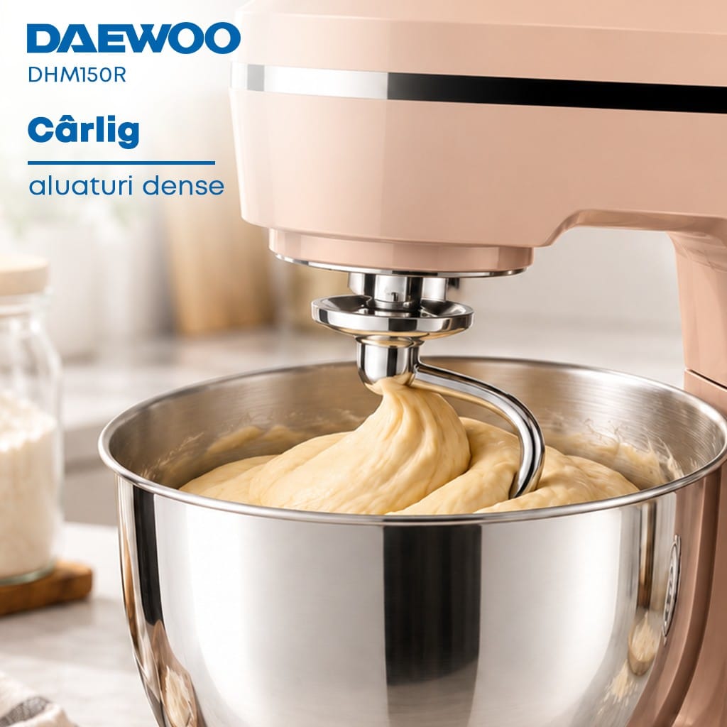 Daewoo SDA Mixer Mixer cu Bol Daewoo SDA DHM150R | 1600W, 10 Viteze, Bol 4.5L