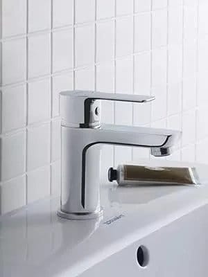 Duravit Baterie lavoar Duravit, A.1 Single lever basin mixer S, monocomanda, marime S, cartus ceramic, fara set de evacuare, crom