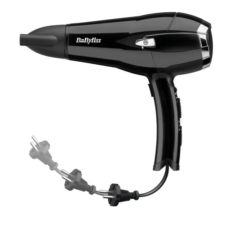 BaByliss Uscător de păr BaByliss Cordkeeper 2000W, Negru (D374DE)