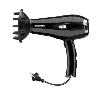BaByliss Uscător de păr BaByliss Cordkeeper 2000W, Negru (D374DE)