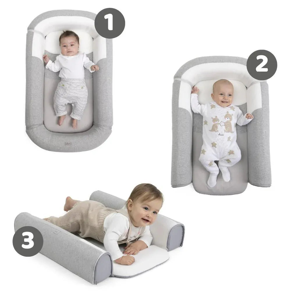 Chicco Îngrijire bebe Babynest Multifunctional Chicco Mommy Pod 8716647-8 | 3 in 1, Grey, 0 Luni+