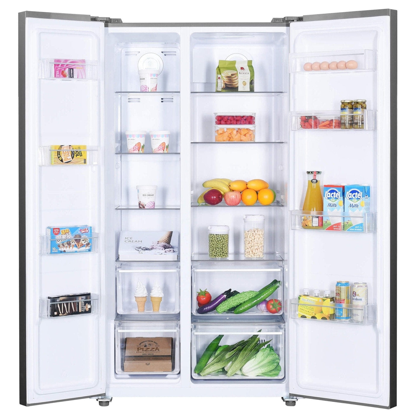 Beko SBS Side-by-Side Beko GNO5323XPN | 532L, NeoFrost, Clasa D, Inox