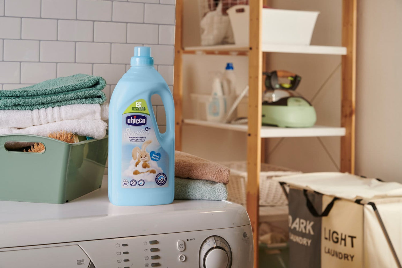 Chicco Îngrijire bebe Balsam Concentrat Chicco 6729421-7 | Sweet Talcum, 1.5L, 0 Luni+