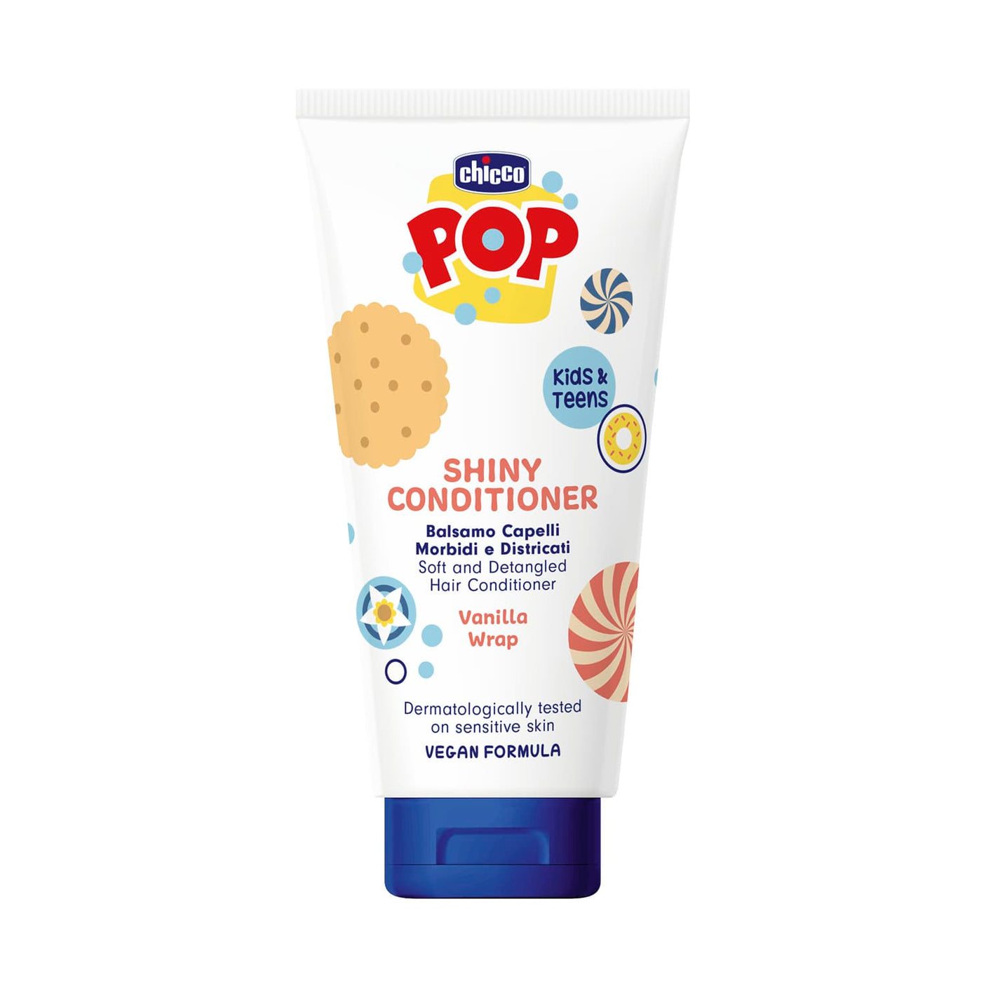 Chicco Îngrijire bebe Balsam de Par Chicco Pop 12374-9 | 150ml, Aroma Prajitura Vanilie, Formula Vegana