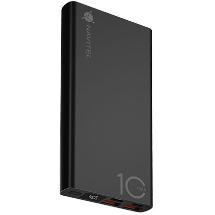 Power Bank Navitel PWR10 AL | 10000 mAh, USB-C, Negru