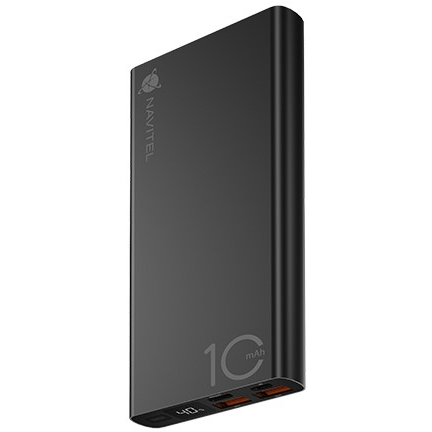 Power Bank Navitel PWR10 AL | 10000 mAh, USB-C, Negru