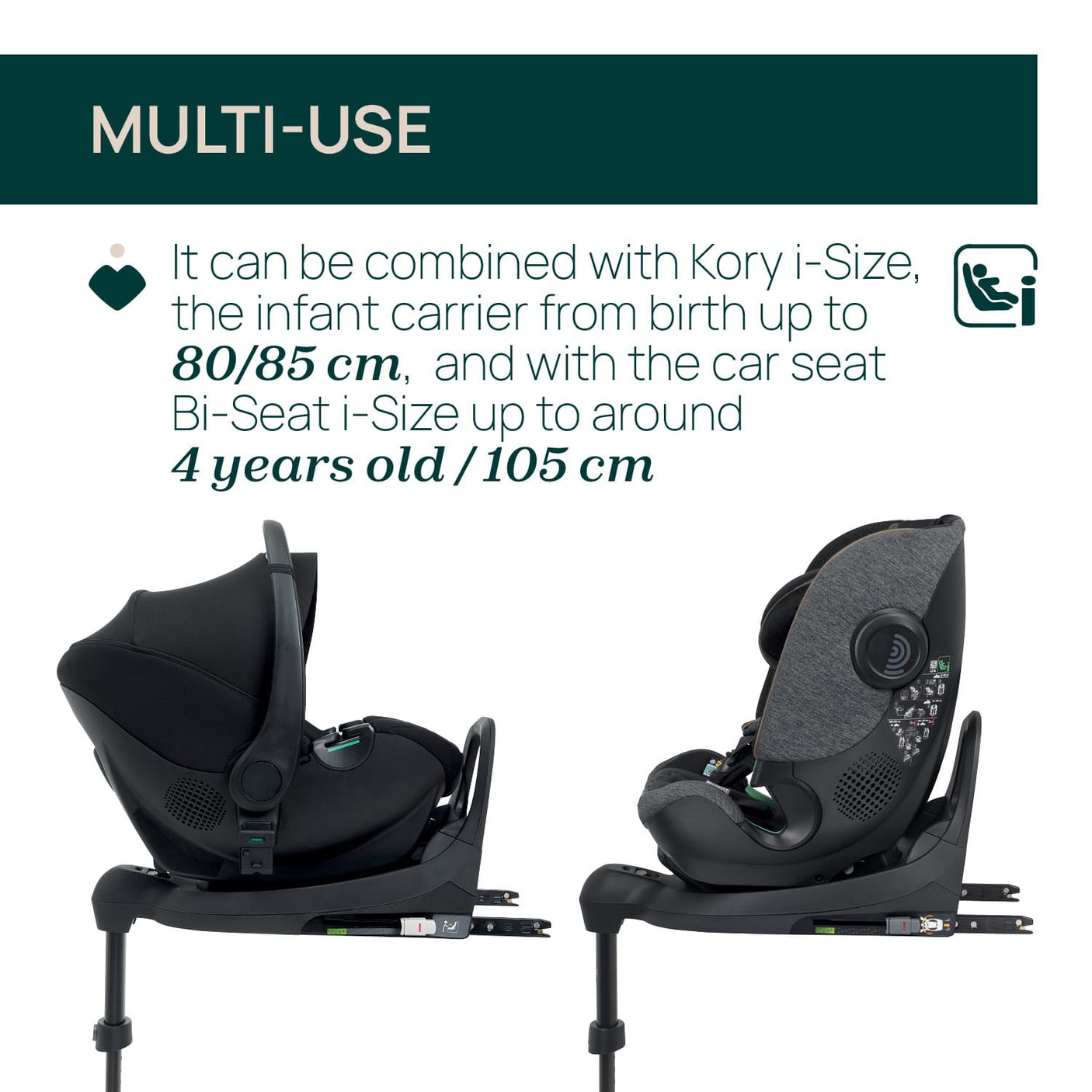 Chicco Jucării Baza Auto Chicco Isofix I-Size 87054-8_NA | Rotativa 360, Compatibila Kory, 0 Luni+