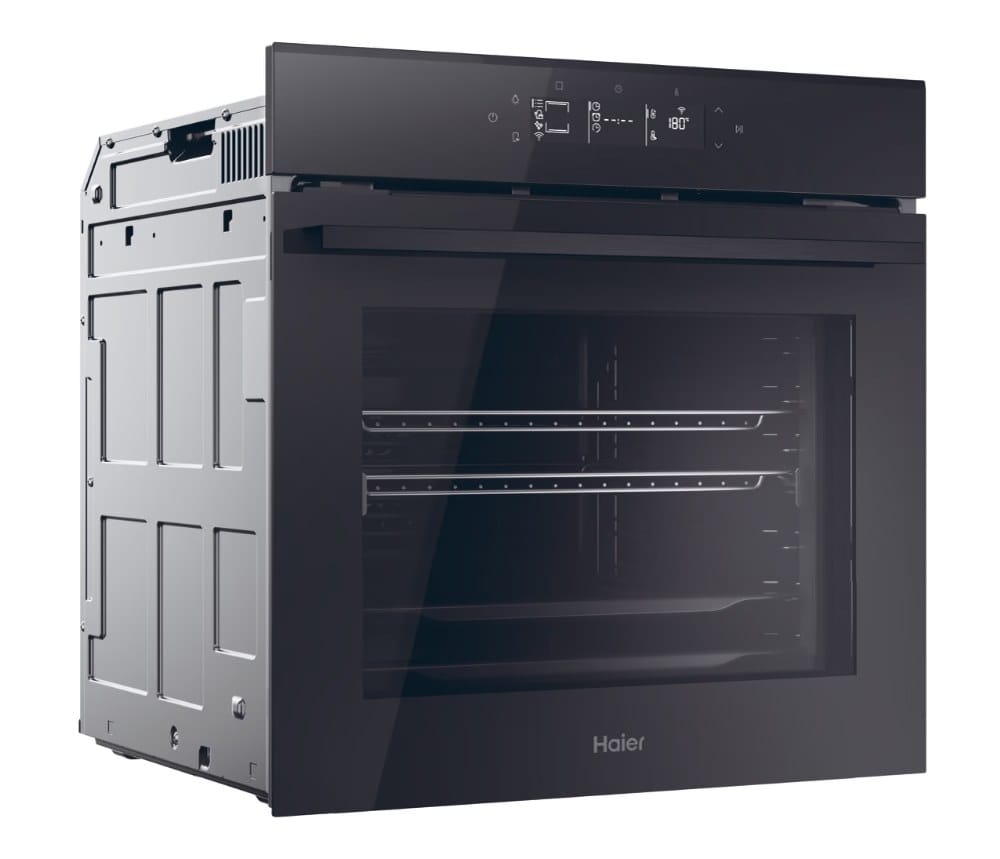 CANDY Cuptor incorporabil HAIER H6, Electric, Autocuratare pirolitica si hidrolitica, 78 l, Clasa A++, Wi-Fi, negru