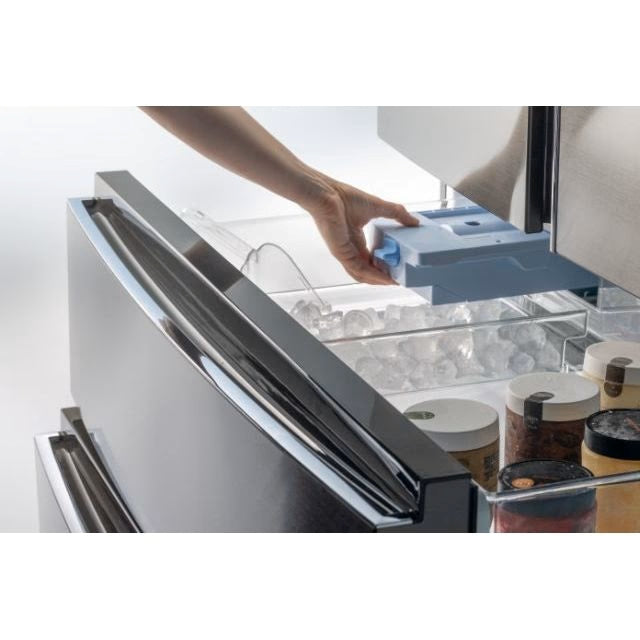 Combina frigorifica French Door Haier HB26FSNAAA | 750L, 4 usi, Total No Frost, Inverter, Clasa E, Negru