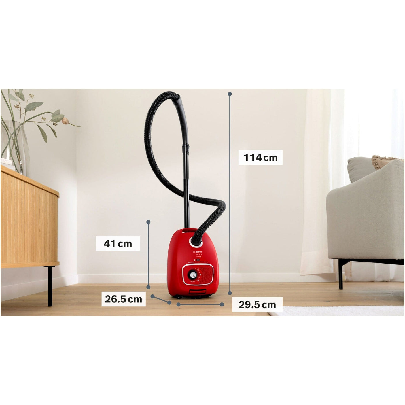 Bosch Aspirator Aspirator cu sac Bosch BGB41PET1 | 700W, 4L, ProAnimal, Perie AirTurbo
