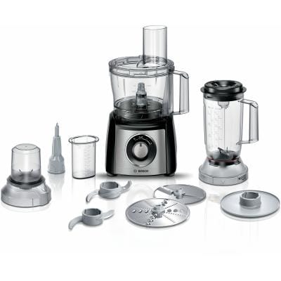 Bosch Robot de bucatarie Robot de bucatarie Bosch MultiTalent 3 MCM3501M | 800W, Negru/Inox, Compact